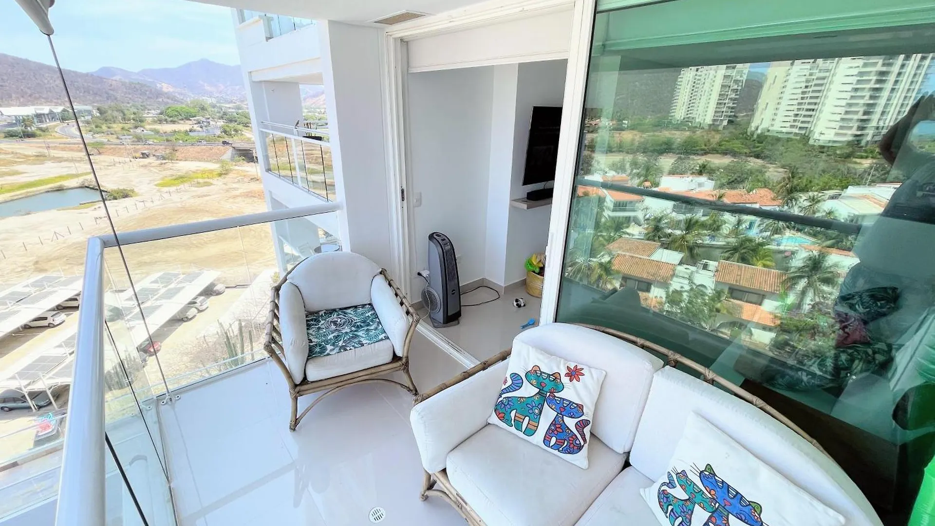 Daire Apartamento Con Vista Al Mar En Santa Marta Pozos Colorados Kolombiya