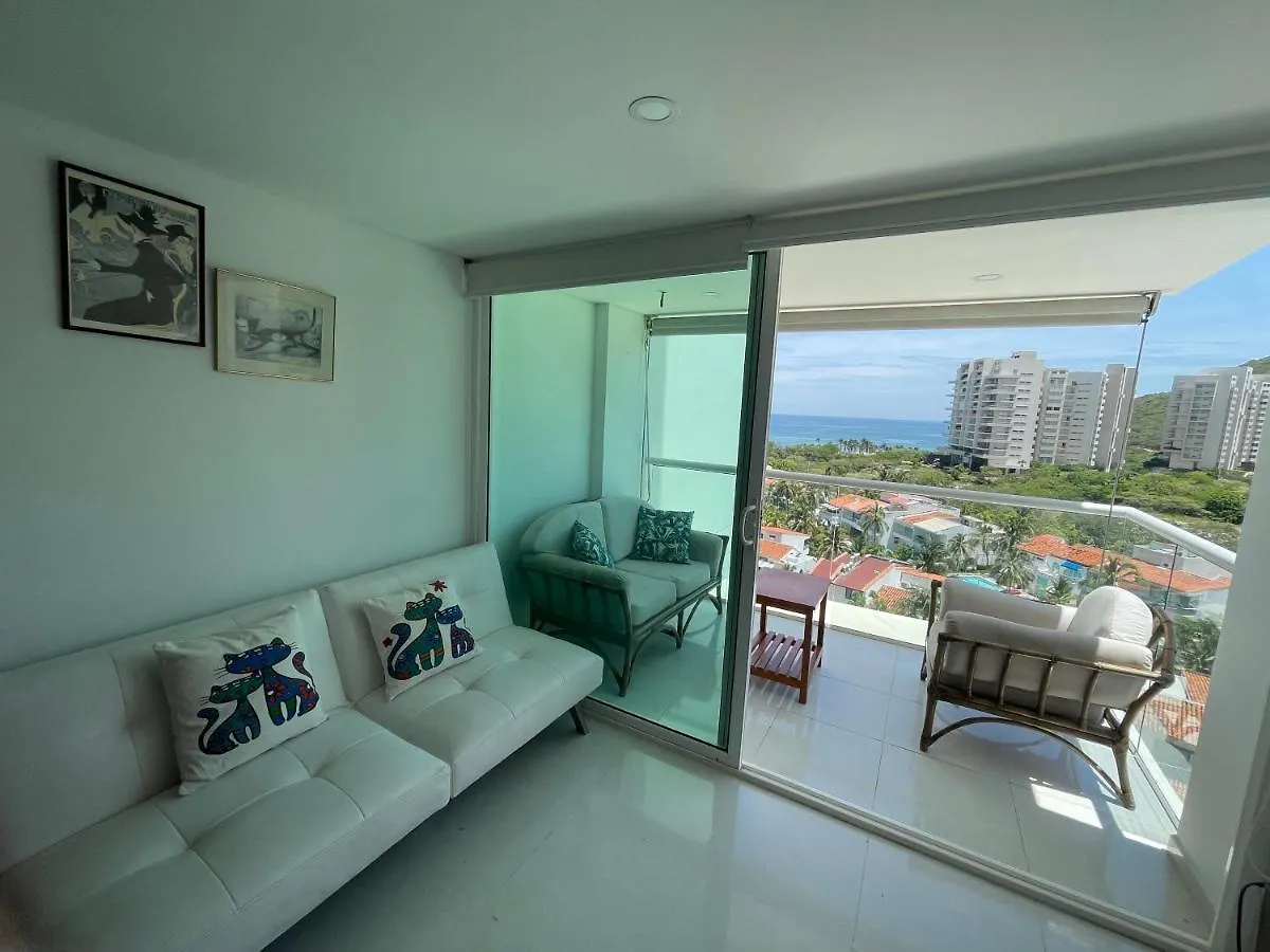 Apartamento Con Vista Al Mar En Santa Marta Pozos Colorados Apartman
